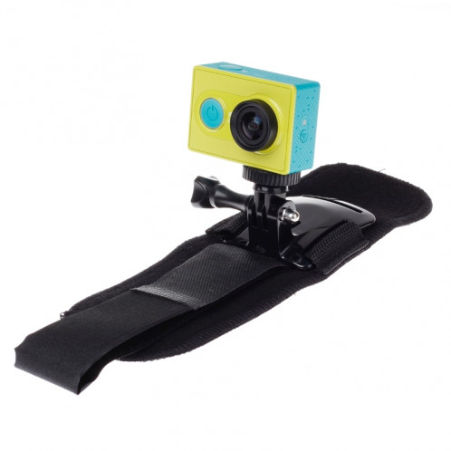 Courroie à genouillère à 360 degrés / sangle de poignet + support de connecteur pour caméra sport Xiaomi Yi SC03991-05