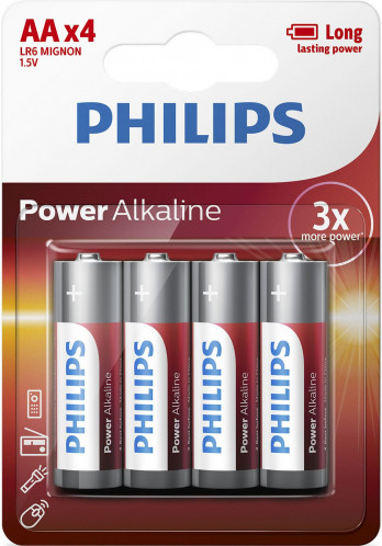 1x4 Philips Power Alkaline AA 113775-03