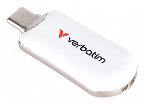 Verbatim Plectra blanc 512GB USB-C Flash Drive 30231 131653-05