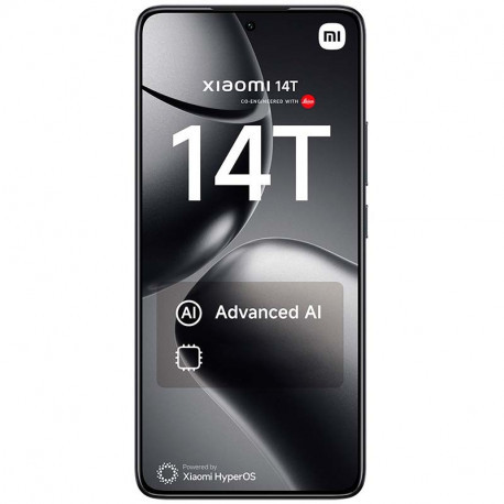 Xiaomi 14T 5G (Double Sim 6.67", 256 Go, 12 Go RAM) Noir X14T-12/256_BLK-01