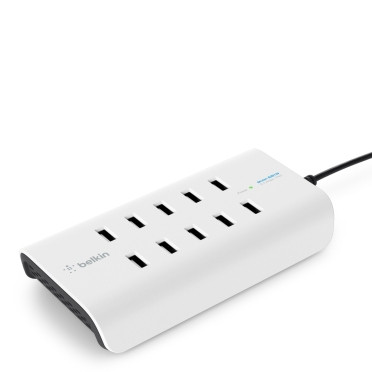 Belkin Rockstar 10-Port USB-char 120W, 2,4A Port,blanc B2B139vf 320196-06