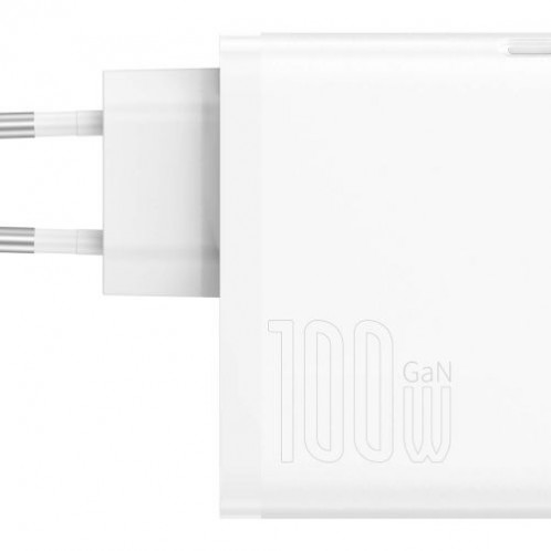 Baseus Travel Charger GaN5 Pro Quick wall charger C+U, PD3.0, QC4.0 +, AFC, 100W EU White (CCGP090202) DA3508372-024