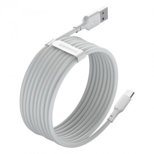 Baseus Type-C Simple Wisdom cable (2pcs/set) 5A 1.5m White (TZCATZJ-02) DA276656-019
