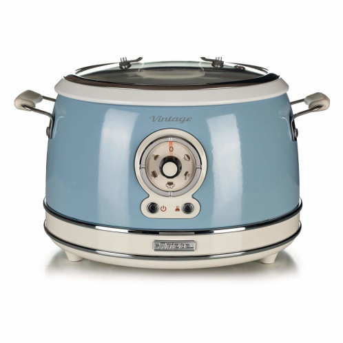 Ariete Vintage Cuiseur vapeur, bleu 621490-09