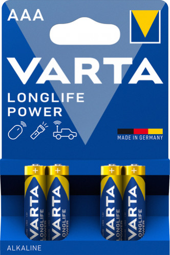 1x4 Varta Longlife Power Micro AAA LR 03 837947-02