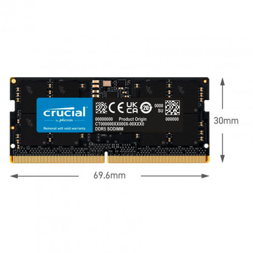 Crucial DDR5-5600 16GB SODIMM CL46 (16Gbit) 776169-04