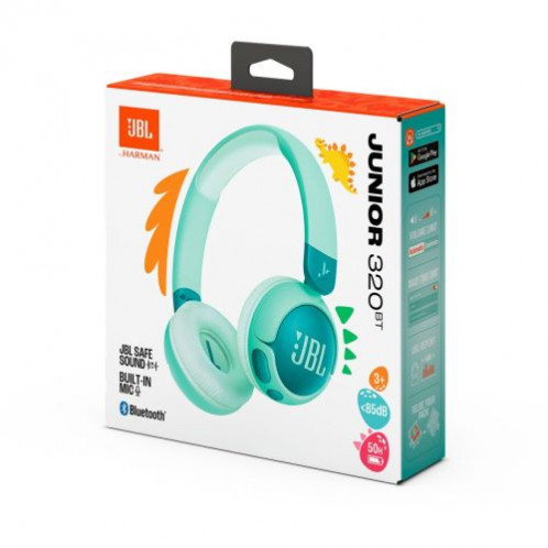 JBL JR320BT Bluetooth Wireless On-Ear Headphones for Kids Green EU DB3400240-02