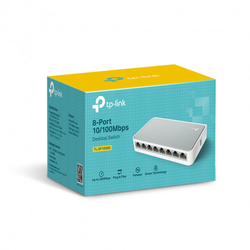 TP-LINK TL-SF 1008 D 8-port 10/100 Desktop Switch 230720-04