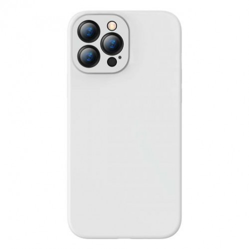Baseus iPhone 13 Pro case Liquid Silica Gel Protective White (ARYT000402) DA190493-019