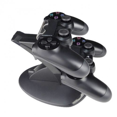 2 x station de stationnement USB Station Stand / Controller Support de chargement pour PS4 (noir) S20004-06