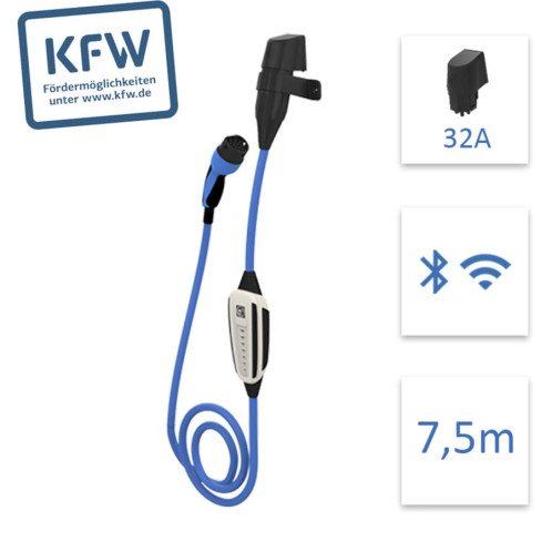 NRGkick Fix Max 7.5m WLAN, syst. verrouillage, prise murale 32A 747455-06