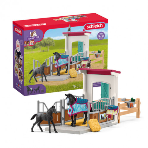 Schleich Club hippique 42611 Box avec jument et poulain 792864-07