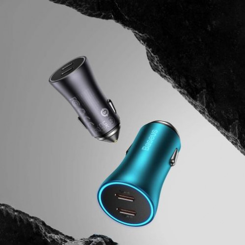 Baseus Car Charger Golden Contactor Pro fast Charger C+C 40W Blue (CGJP000003) DA82291-015