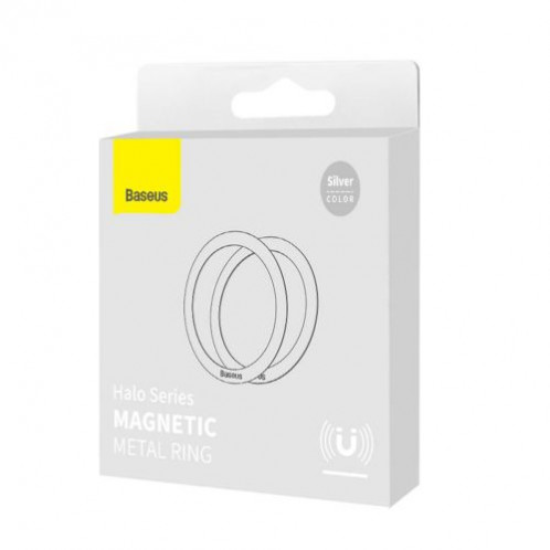 Baseus Magnetic Ring Halo Series (2pcs), Silver (PCCH000002) DA22372-016