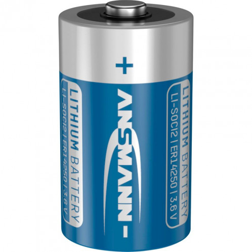 Ansmann Lithium-Thionylchlorid 3,6V ER14250 1/2AA 1522-0037-1 702494-04