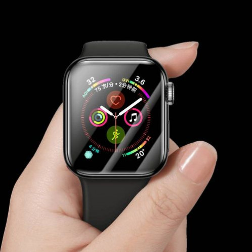 Baseus iWatch 0.2 mm, Full-screen curved T-Glass soft screen protector 44mm, Black (SGAPWA4-H01) DA18940-016