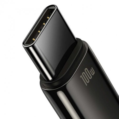 Baseus Type-C Tungsten Gold series cable 480Mb/s, 100W, 2m Black (CAWJ000101) DA393653-07