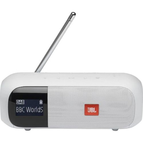 JBL Tuner 2 Portable Bluetooth Speaker with FM/DAB/DAB+ White EU DB7300239-03