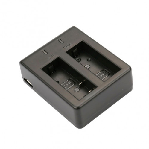 Chargeur de voyage à double batterie USB pour SJCAM SJ4000 / SJ5000 / SJ6000 (CH1 / CH2) SC04889-00