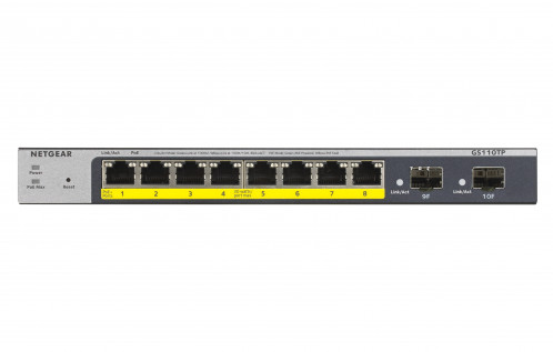 Netgear GS110TP-300EUS 8Port Manageable Ethernet Switch 772767-05