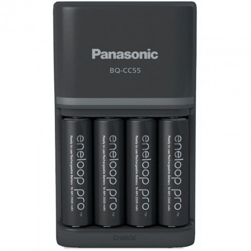 Panasonic Eneloop Smart Plus Ch. BQ-CC55 incl. 4xAA K-KJ55HCD40E 762701-03