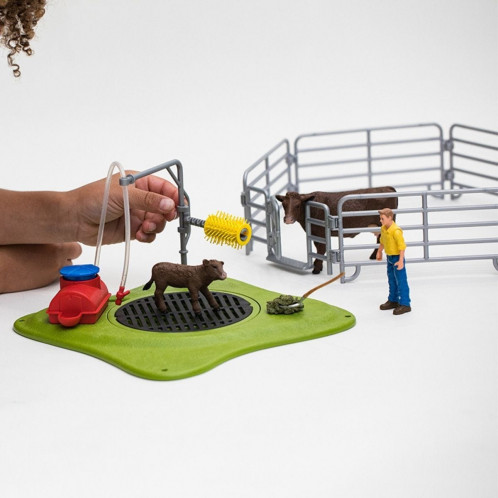 Schleich Vie à la ferme 42529 Station de lavage de vaches 627986-012
