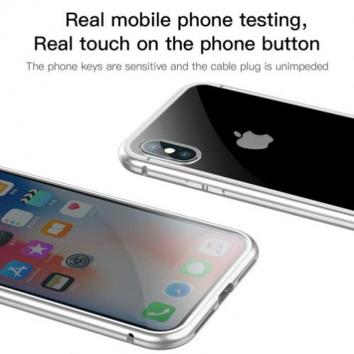 Baseus iPhone X case Magnetite hardware Silver (WIAPIPHX-CS0S) DA028820-09