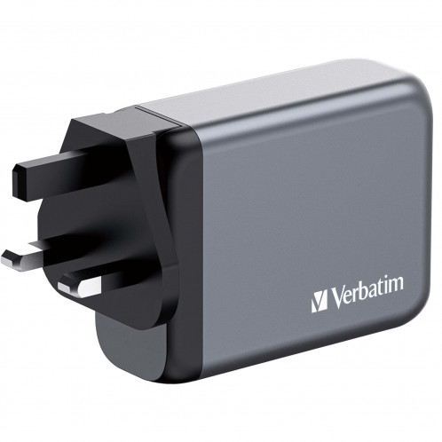 Verbatim GNC-100 GaN Charg. 100W 3xUSB-C PD, 1xUSB-A QC 3.0 32202 871796-010