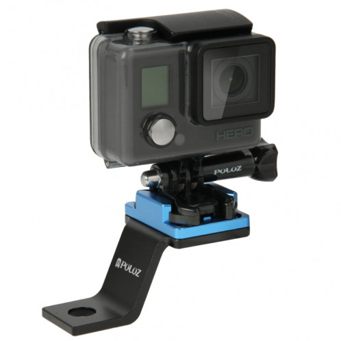 PULUZ Fixed Metal Support Support de moto pour GoPro HERO5 / 4/3 + / 3/2/1 (Bleu) SP171L8-07