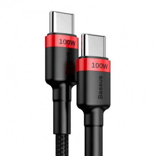 Baseus Type-C Type-C cable Cafule PD2.0 100W Flash charging (20V 5A) 2m Red/Black (CATKLF-AL91) DA393941-08