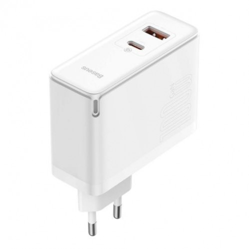 Baseus Travel Charger GaN5 Pro Quick wall charger C+U, PD3.0, QC4.0 +, AFC, 100W EU White (CCGP090202) DA3508372-024