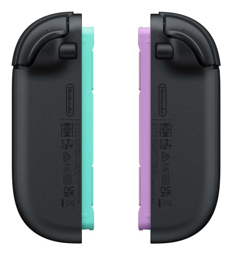 Nintendo Paire de manettes Joy Con 2 violet clair / vert clair 224872-06
