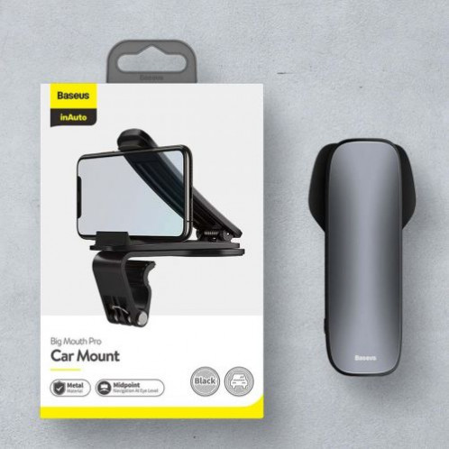 Baseus Car Mount Big Mouth Pro series holder (4,7 6,5 inch) Black (SUDZ-A01) DA52287-017