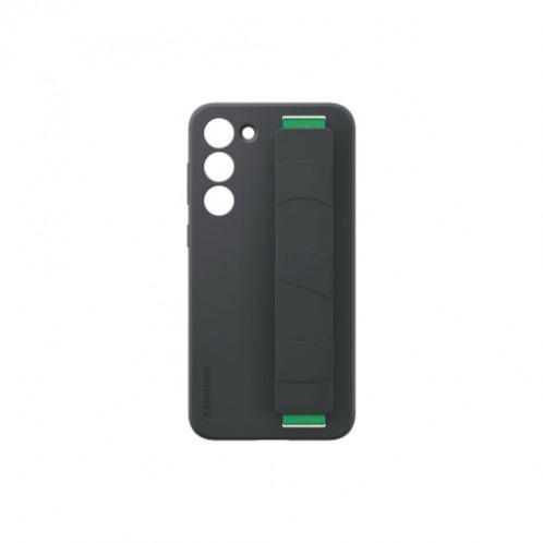 Samsung Galaxy S23 Plus Silicone Case Gripped with Back Strap Black (EF-GS916TBEGWW) DA1100535-02