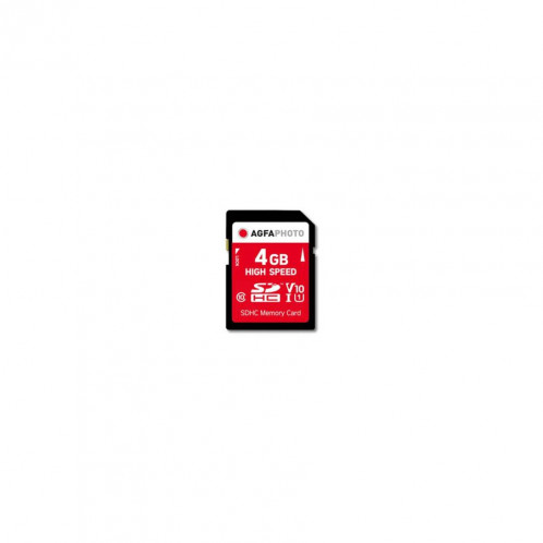 AgfaPhoto SDHC carte 4GB High Speed Class 10 UHS I U1 V10 469021-03