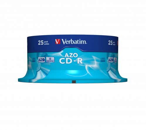 1x25 Verbatim Data Life Plus CD-R 80, 52x Speed, Spindel 593563-03