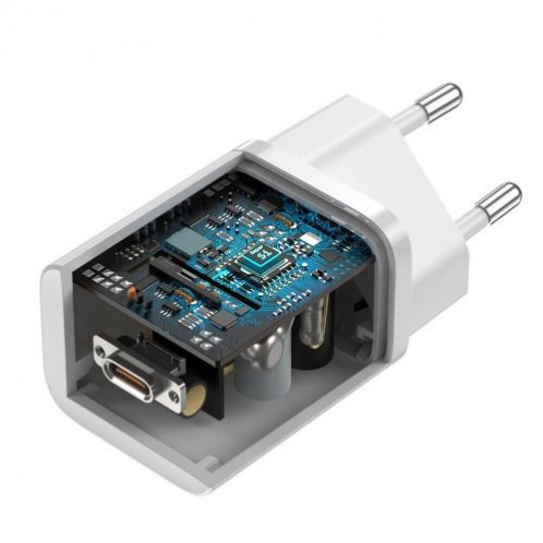 Baseus Travel Charger Super Si 1C Quick Charger 25W EU White (CCSP020102) DA690677-016