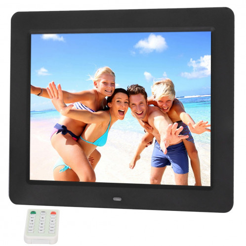 10,4 pouces TFT LCD Matière acrylique multimédia Cadre photo numérique avec lecteur de musique et de film / Fonction de télécommande, Prise en charge de l'entrée USB / Carte SD, Haut-parleur stéréo intégré S1010B0-08