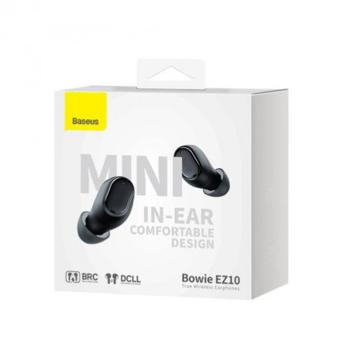Baseus Earphone Bluetooth Bowie EZ10 BT 5.3, TWS, Black EU (A00054300116-Z1) DA1025928-04
