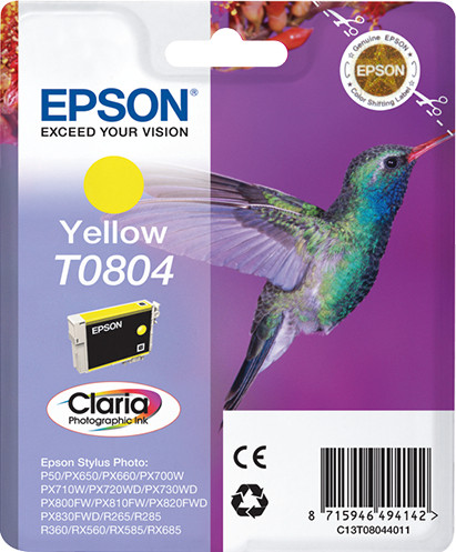 Epson jaune T 080 T 0804 529060-02