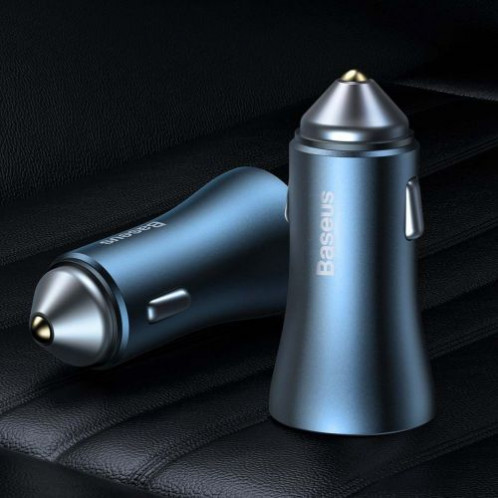 Baseus Car Charger Golden Contactor Pro Fast Type C / USB 40W, PD 3.0, QC 4.0+ SCP, FCP, AFC, Blue (CCJD-03) DA628754-015