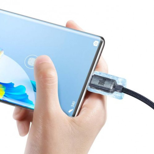 Baseus Type-C Crystal Shine series fast charging data cable 100W 2m Black (CAJY000501) DA360168-018
