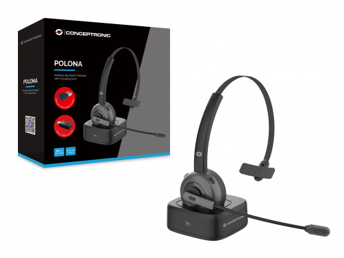 Conceptronic POLONA03BDA Casque bluetooth sans fil 884081-04