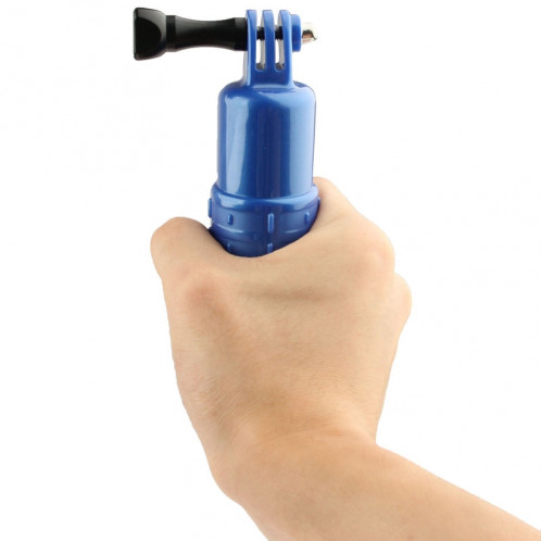 Bobber Floating Hand Grip Support de poche avec bracelet + Vis pour GoPro Hero 4 / 3+ / 3/2 (Bleu) SB01102-05