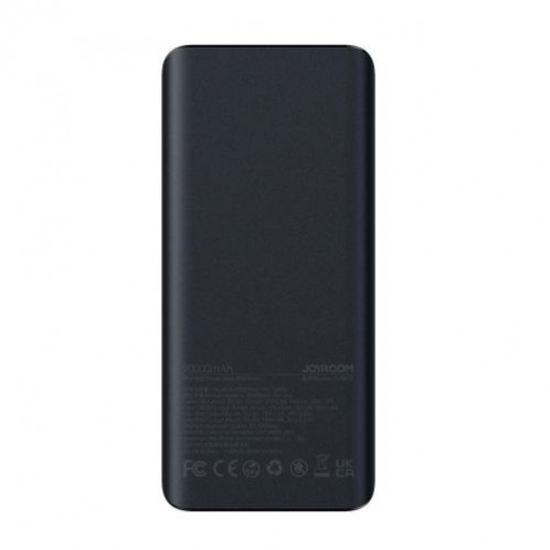 Joyroom Power Bank with Digital Display, C+U+U, PD 30W, 30000 mAh with USB-A to Typle-C cable (0.25m) and built-in Flashlight, Black (JR-PBF03) DO2617855-04