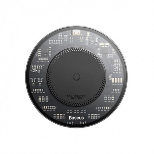 Baseus Wireless Charger BS-W530 PD 15W with Type-C cable PD 24W, 1m, Black (CCJJ050001) DA864215-04