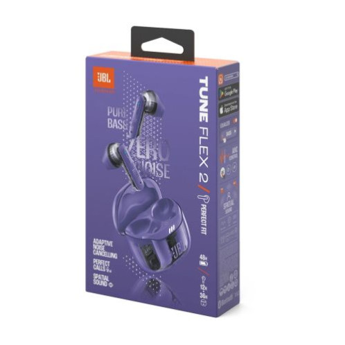 JBL Tune Flex 2 Ghost Edition TWS Bluetooth Wireless In-Ear Earphone Ghost Purple EU DB7100540-02