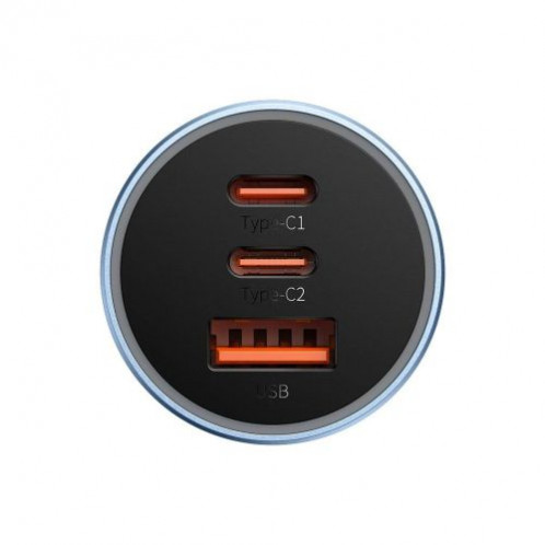 Baseus Car Charger Golden Contactor Pro C+C+U 65W Blue (CGJP010003) DA1097821-021