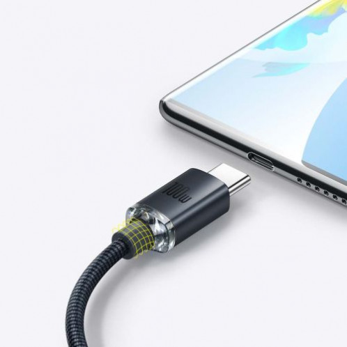 Baseus Type-C Crystal Shine series fast charging data cable 100W 2m Black (CAJY000501) DA360168-018