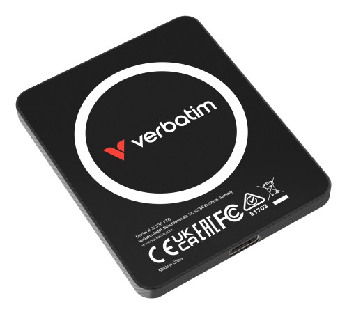 Verbatim SnapBack Ultra Slim SSD 1TB USB 3.2 Gen 2x2 black 32336 214197-02
